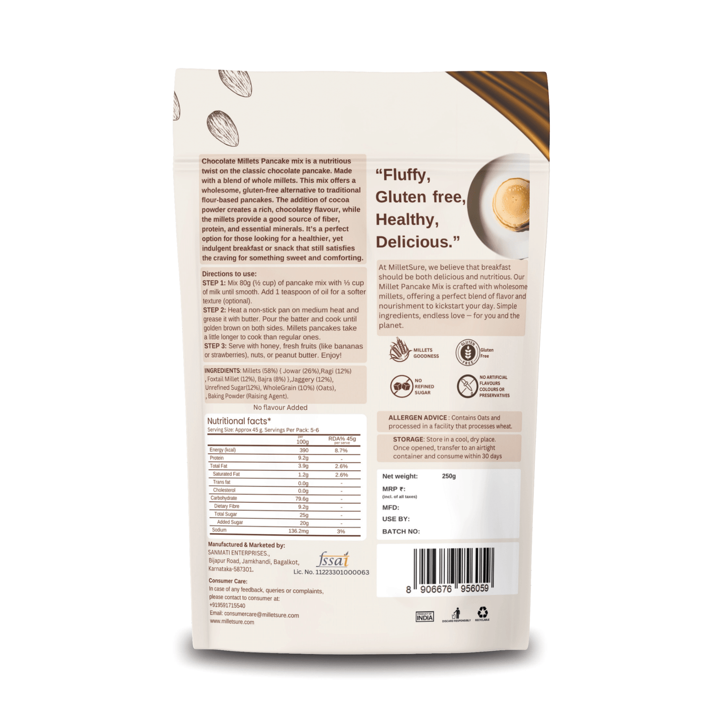 Millets Pancake Mix
